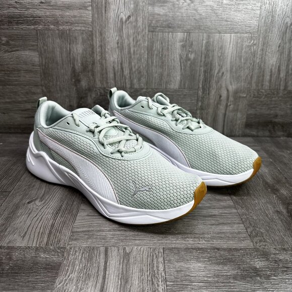 Puma Soft Ride Women's size 10 Light Green Lightweight Running Shoes - Picture 2 of 8